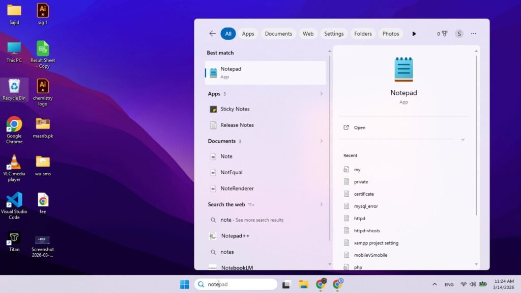 Open Notepad as Administrator